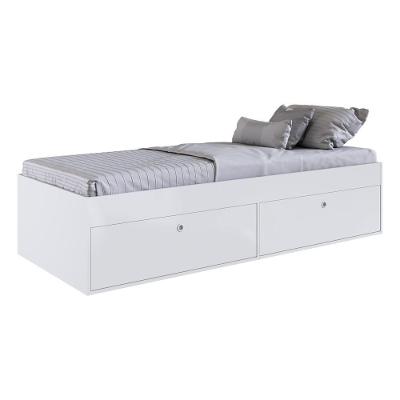 Cama Solteiro 4 Portas Para Colchão 188x78cm Multimóveis Cr40090 Branca Branco