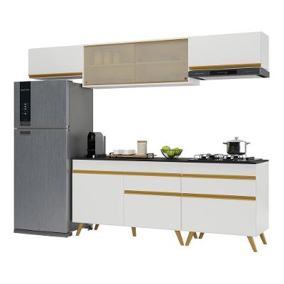 Cozinha Completa Veneza Gw Fg3710 Com Armário E Balcão Branca