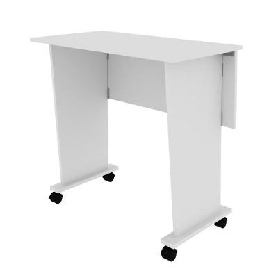 Escrivaninha Com Rodízios Multimóveis Vcr25025 Branco Branco