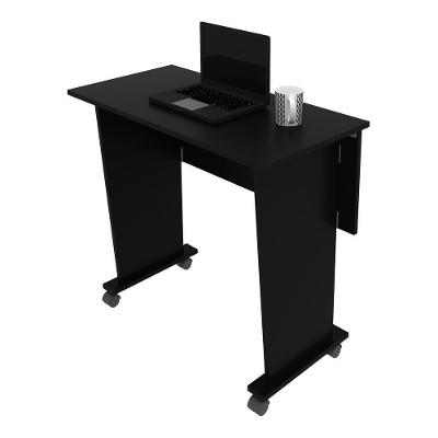 Escrivaninha Com Rodízios Multimóveis Vcr25025 Preto Preto