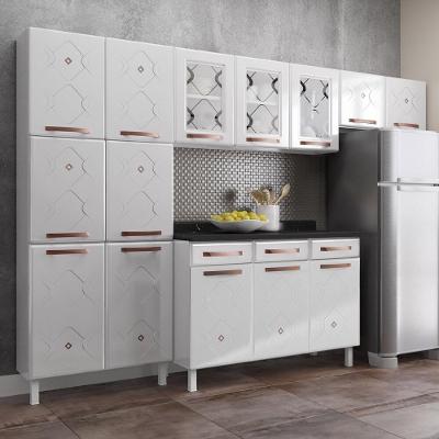 Cozinha De Aço Completa Com Balcão Branco