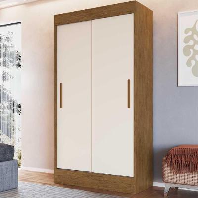 Guarda-Roupa 2 Portas Milano Cr4143 Nogueira/Off White