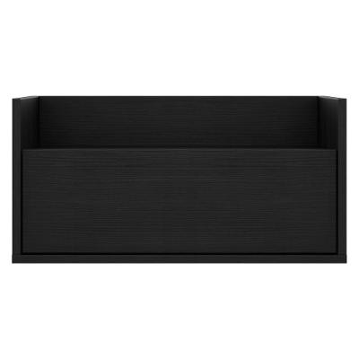 Mesa de Cabeceira 60 Cm Suspensa Multimóveis Preta