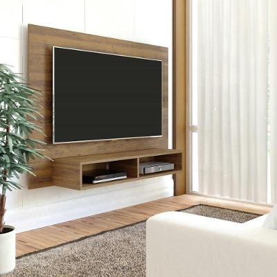 Painel Com Suporte Tv 50" Multimóveis Cr45158 Pinho Pinho