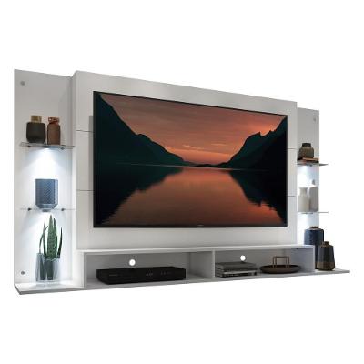 Painel Tv 60" Com 4 Leds Vegas Multimóveis V3396 Branco Branco