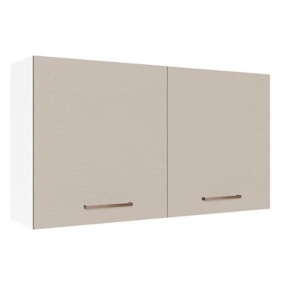 Armário Aéreo 120 Cm 2 Portas Branco/crema Agata Madesa Branco/crema
