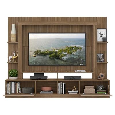 Rack com Painel Suporte Tv 65´´ Espelho Madeirado