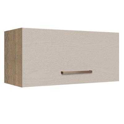 Armário Aéreo 70 Cm 1 Porta Basculante Rustic/crema Agata Madesa Rustic/crema