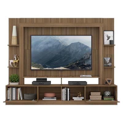 Rack com Painel Suporte Tv 65´´ Espelho Madeirado