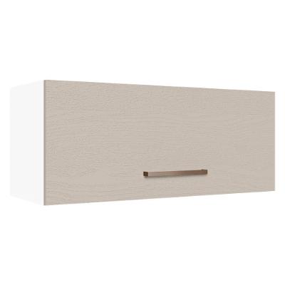 Armário Aéreo 80 Cm 1 Porta Basculante Branco/crema Agata Madesa Branco/crema