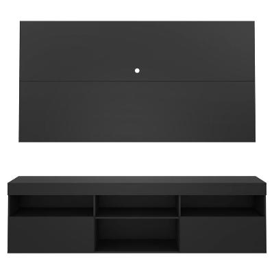 Rack Suspenso Com Painel Para Tv Até 65´´ Flórida Fg3299 Preto