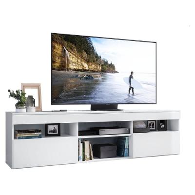 Rack Tv 65" Com 2 Portas Paris Multimóveis V3308 Branco Branco