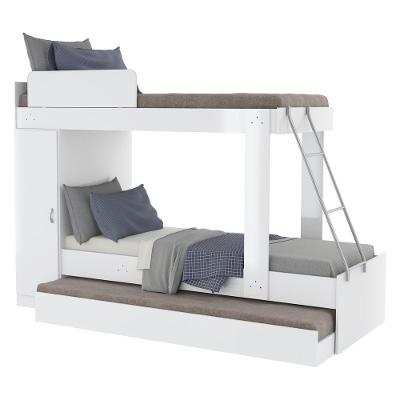 Treliche De Solteiro Para Colchão 78 X 188 Cm Branco