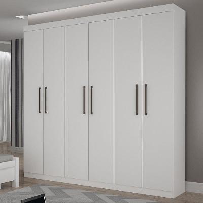 Guarda Roupa 6 Portas Ubatuba Neve