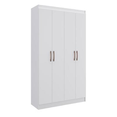 Armário 4 Portas Lavanderia Multiuso Multimóveis Vcr8000 Branco Branco