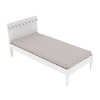 Cama De Solteiro Para Colchão 88 X 188Cm Multimóveis Vcr35014 Branco Branco