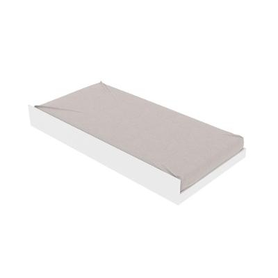 Cama De Solteiro Auxiliar Para Colchão 88 X 188Cm Multimóveis Vcr35012 Branco Branco