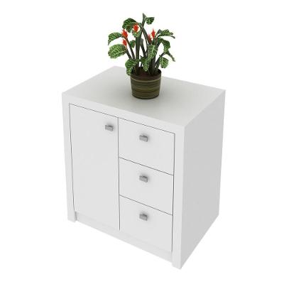 Balcão Escritório Multimóveis Vcr25021 Branco Branco