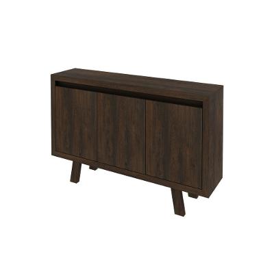 Balcão Escritório Com 3 Portas Multimóveis Vcr25028 Rustico Rústico