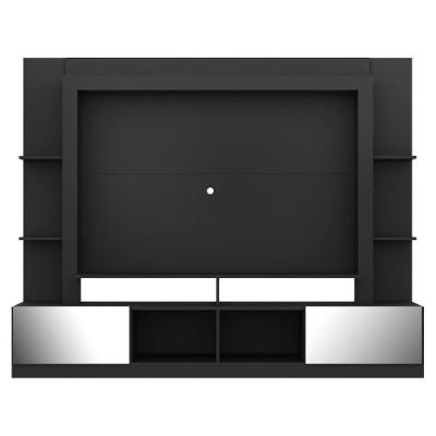 Estante Com Espelho Para Tv Até 65´´ Oslo Fg3390 Preta