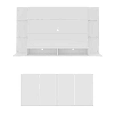 Conjunto Sala De Estar Painel Tv 60´´ e Aparador Helena