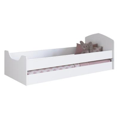 Cama Infantil Com Protetores Para Colchão 188x78cm Multimóveis Cr40072 Branca Branco