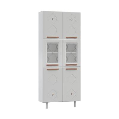 Paneleiro Duplo De Aço 80cm Regina Glass Cr6132 Branco
