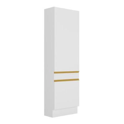 Paneleiro Com Rodapé 2 Portas Gw Mp2121 Branco