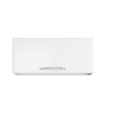 Armário De Cozinha E Lavanderia Com 1 Porta Aéreo Modulo Suspenso Geladeira Aço Tarsila 0,80m Branco Branco