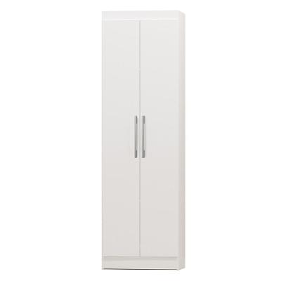 Armário Multiuso Organizador Lavanderia 2 Portas 1,78m Lumina Branco J&a Branco