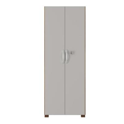 Armário Multiuso Com Chave 2 Portas Chicago Notável Freijó / Off White Freijo Off White