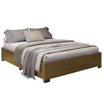 Cama Box Base Queen Para Colchão De 1,58m Desmontável Aruba Cedro Dobuê Cedro