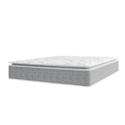 Colchão Casal Molas Ensacadas Pillow Perfect 138x188x33cm Cinza/branco Umaflex Suporta Até 120kg