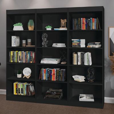 Estante Livreiro Multiuso 12 Prateleiras 1,71m Office Preto J&a Preto