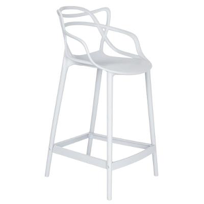 Banqueta Média Masters Allegra 66 Cm Branco Branco