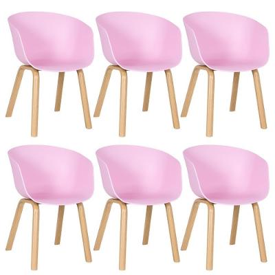 Kit - 6 X Cadeiras Cassia - Rosa