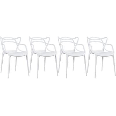 Kit - 4 X Cadeiras Masters Allegra - Branco