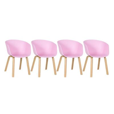 Kit - 4 X Cadeiras Cassia - Rosa