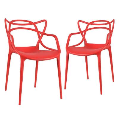 Kit - 2 X Cadeiras Masters Allegra - Vermelho