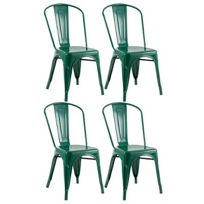 Kit 4 Cadeiras Verde Escuro