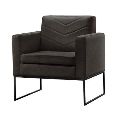 Poltrona Apolo Luxo Base Preta Castellar Móbile Corino Preto Corino Preto
