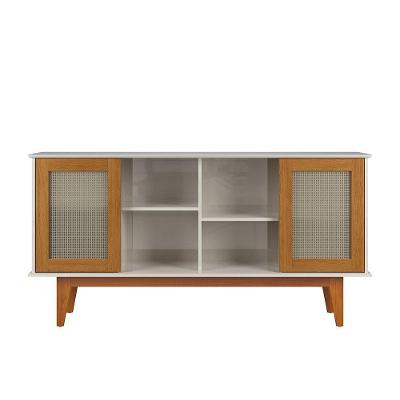 Buffet Detroit 04 Portas Off White/Nature - Tebarrot