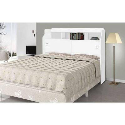 Cabeceira De Casal Jessica 1,40 Branco - Cambel Móveis