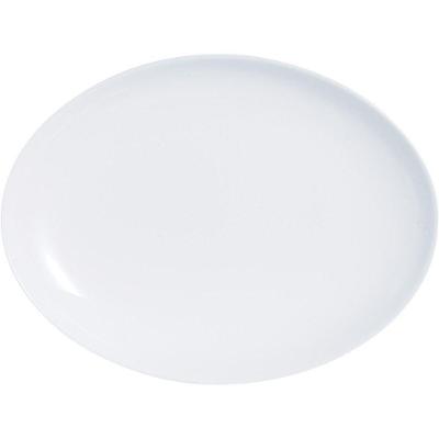 Luminarc Diwali Prato 3X25X33Cm Vidro Temperado Branco Oval