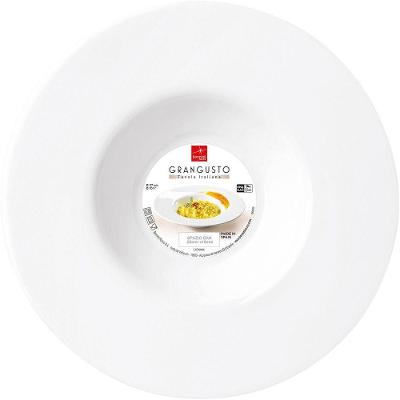 Bormioli Rocco Grangusto Prato Risotto 5X27X27Cm Vidro Temperado Branco
