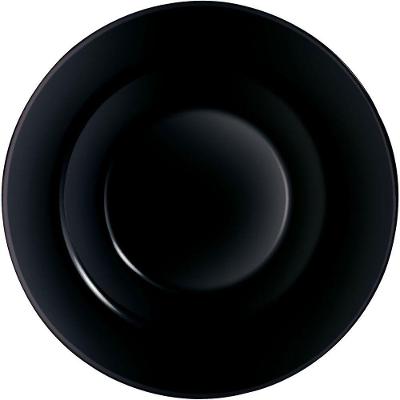 Luminarc Friend'S Time Prato Pasta 4X28X28Cm Vidro Temperado Preto