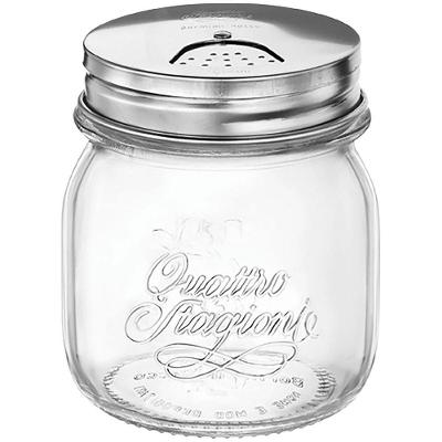 Bormioli Rocco Qstagioni Saleiro/Pimenteiro 9X9X9Cm 250Ml Vidro Transp Tampa Inox