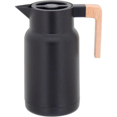Norden Garrafa Térmica 25X13X13Cm 1L Plástico Preto Ampola Vidro