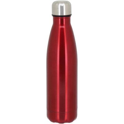 Mijia Garrafa Térmica 27X7X7Cm 500Ml Inox Vermelho Parede Dupla