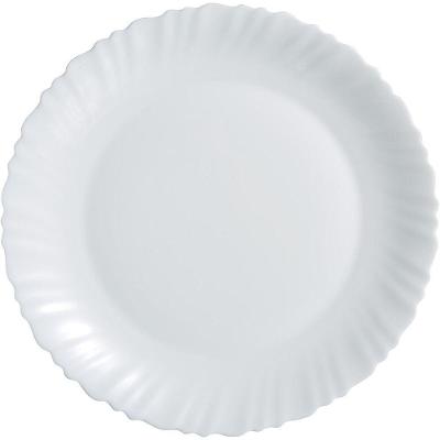 Luminarc Feston Sousplat 2X30X30Cm Vidro Temperado Branco
